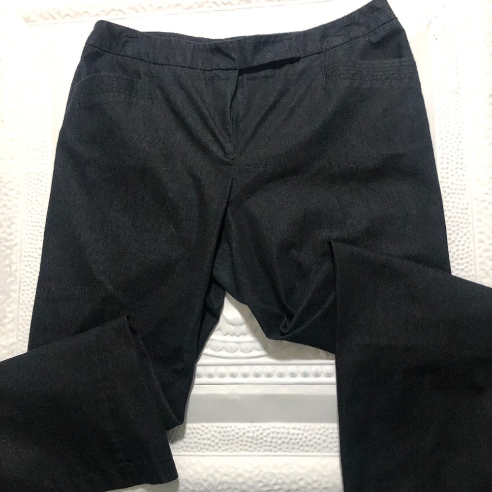 Women’s black wide leg pants pockets with detail pockets in the bath, size 16 W